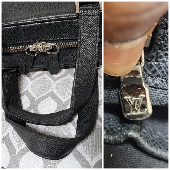 Authentic Louis Vuitton Taiga Alexander Briefcase Igor Business Bag - Picture 9 of 12